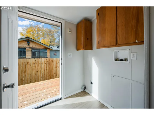 a view of front door