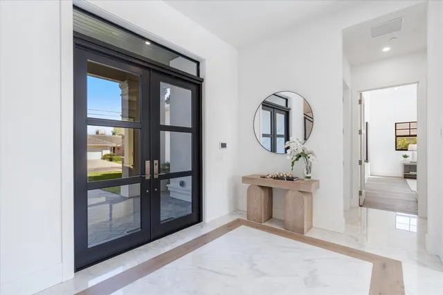 a view of living room and front door