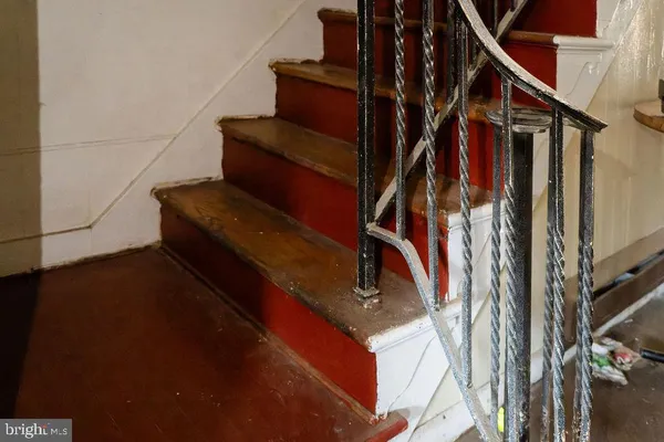 a view of stairs and with stairs