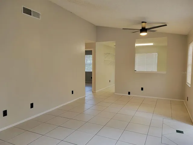 a view of an empty room