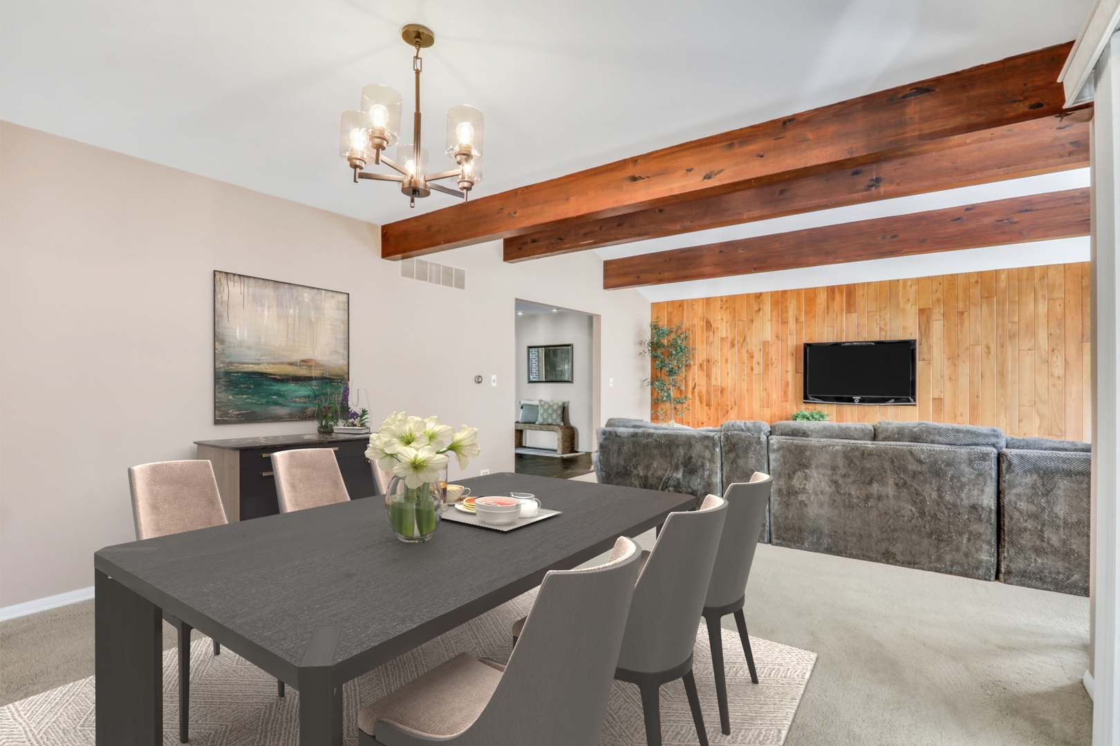 230 North Alleghany Road Grayslake, IL 60030 - Photo 21 of 53 a view of a dining room with furniture and window