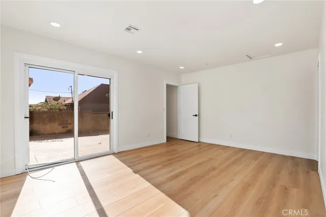 a view of an empty room