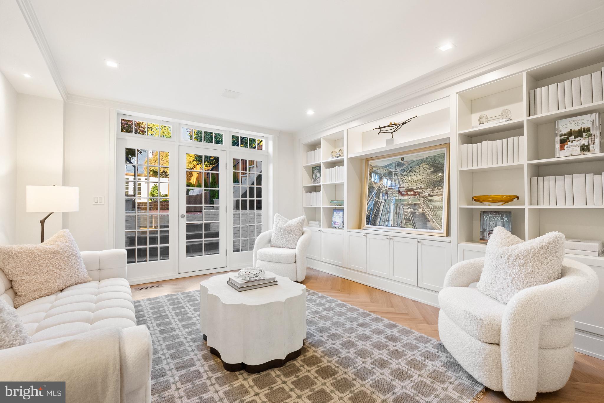 3321 Dent Place Northwest Washington, DC 20007 - Photo 20 of 29 a living room with furniture and a large window