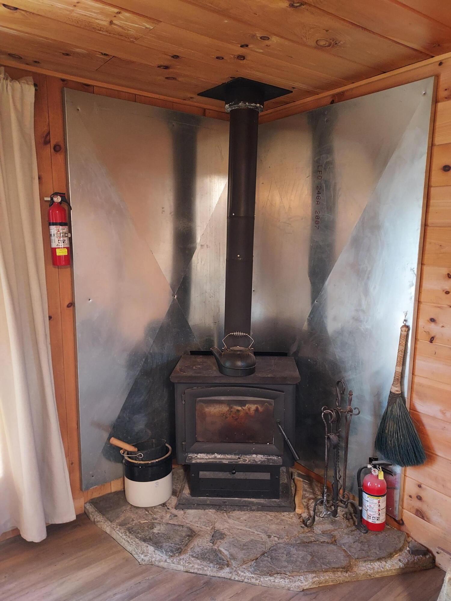 61 Floyd French Road Athens, ME 04912 - Photo 16 of 33 Wood Stove-Living Room