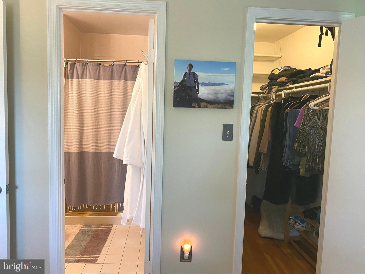 1708 Woodwell Road Silver Spring, MD 20906 - Photo 26 of 39 View of Full Bath and Walk-in Closet Main Bedroom