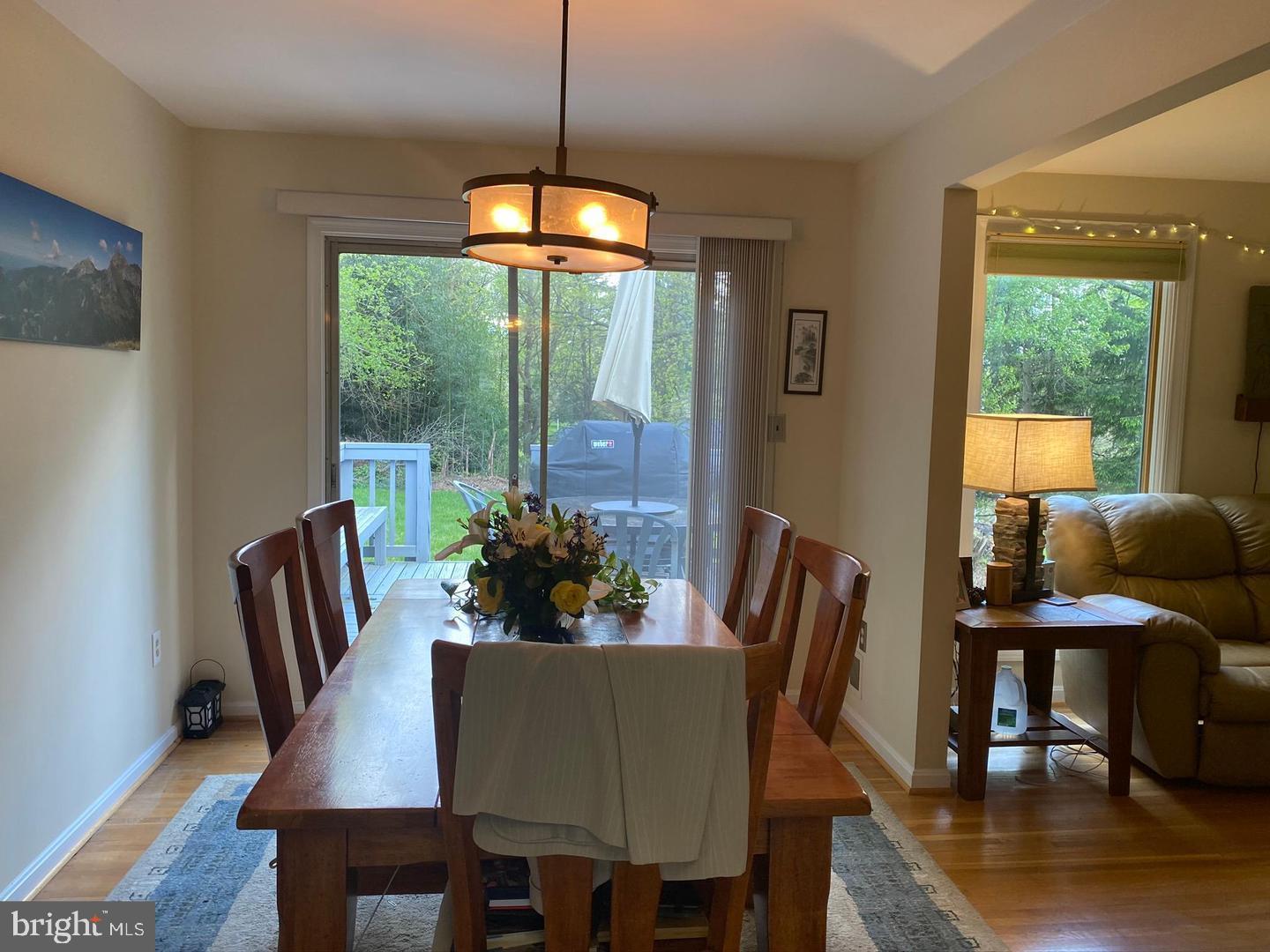1708 Woodwell Road Silver Spring, MD 20906 - Photo 6 of 39 From Kitchen to Dining room, Deck beyond
