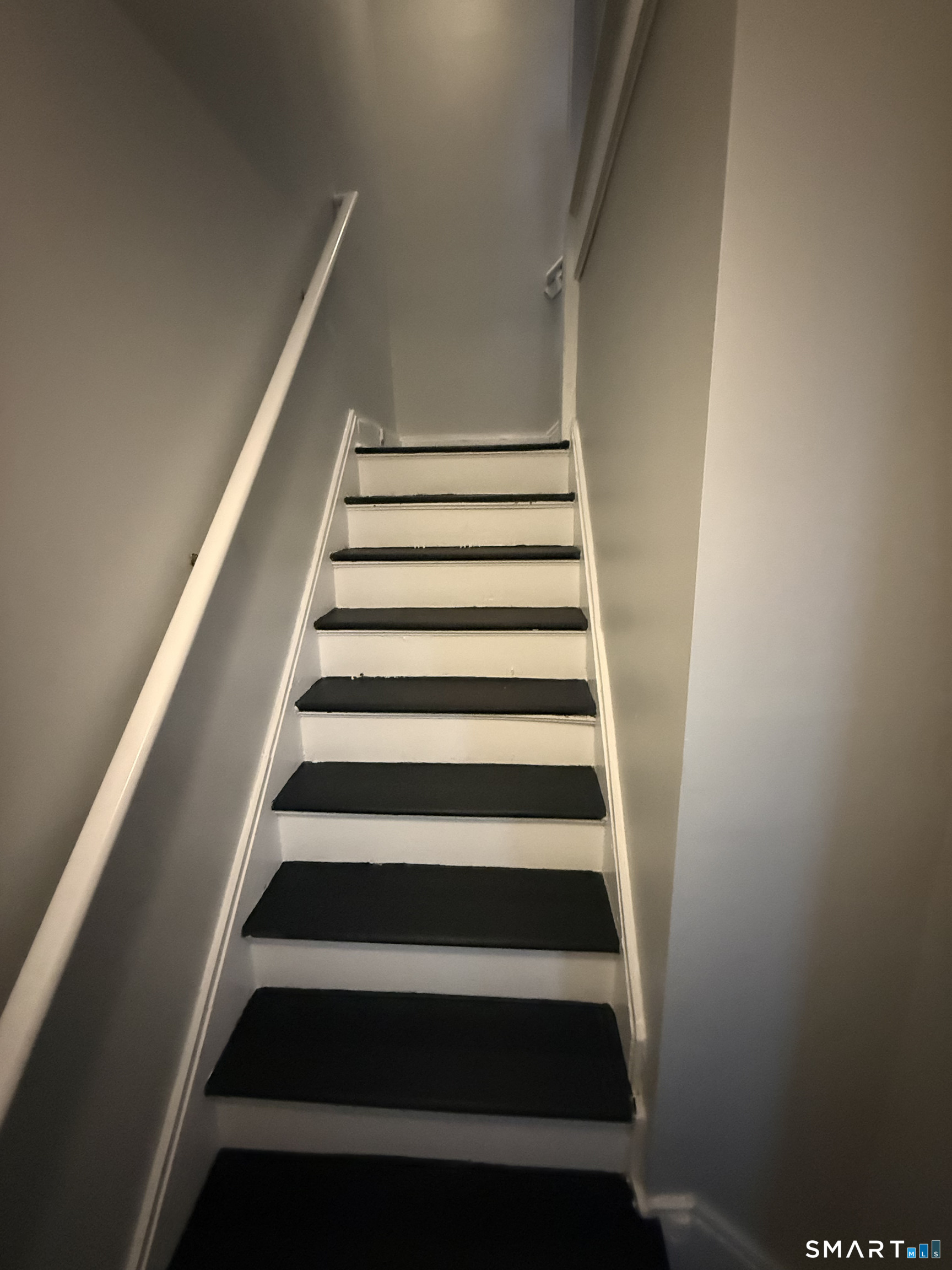 127 Eagle Street Bridgeport, CT 06607 - Photo 3 of 14 Stairs leading to this 2nd floor apartment.