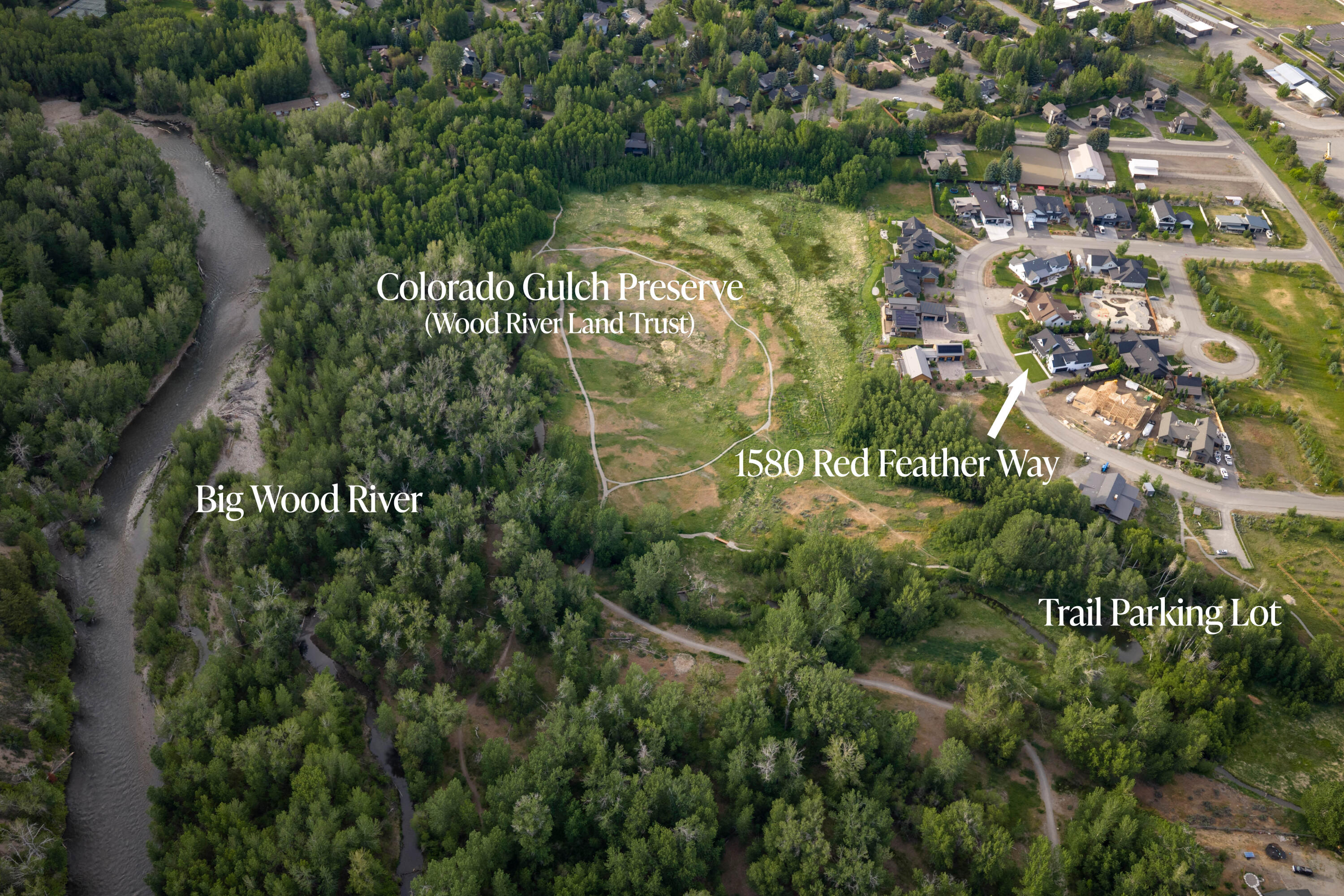 1580 Red Feather Way Hailey, ID 83333 - Photo 36 of 37 Aerial View