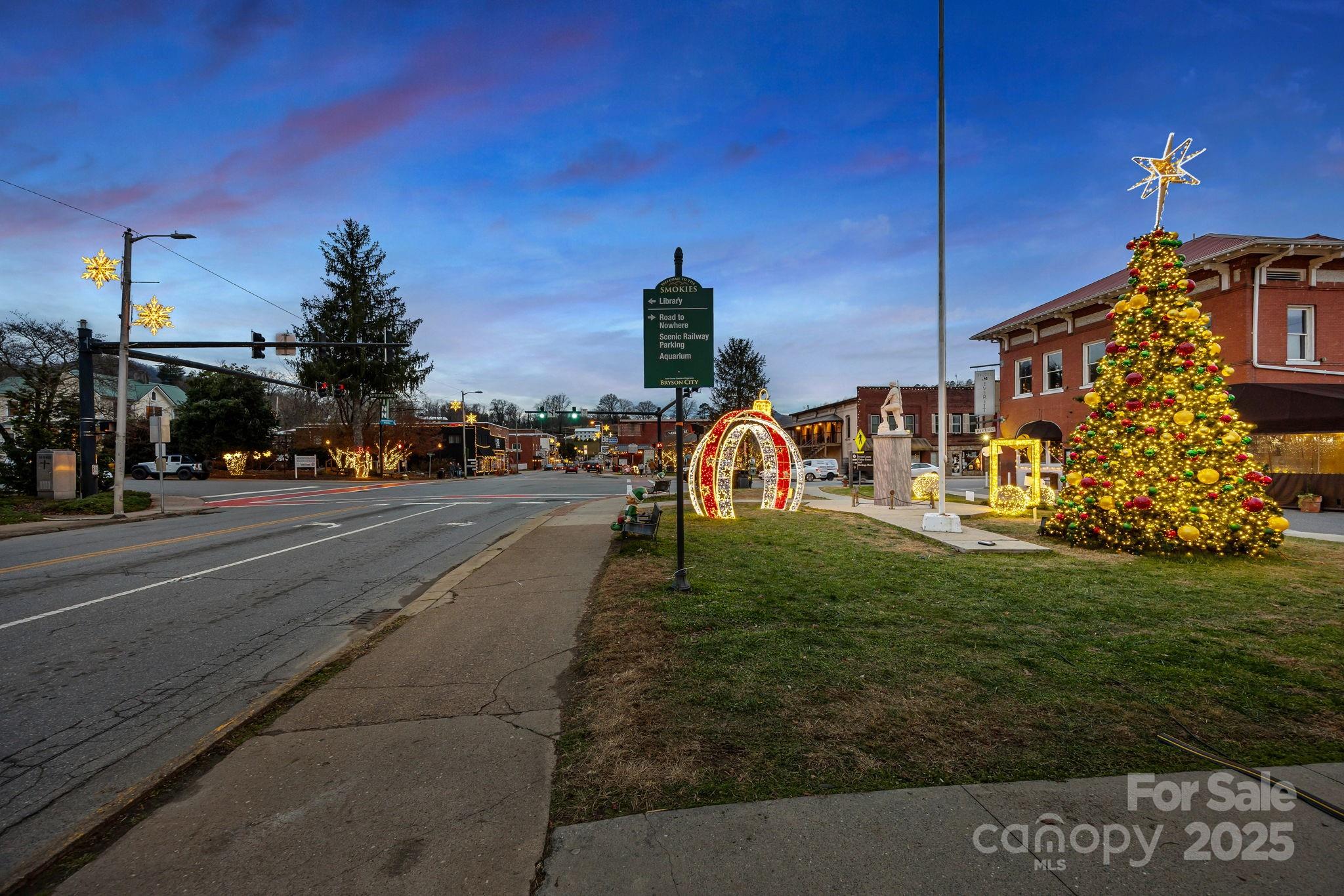 540 Toot Hollow Road Bryson City, NC 28713 - Photo 46 of 47 a view of a street with houses