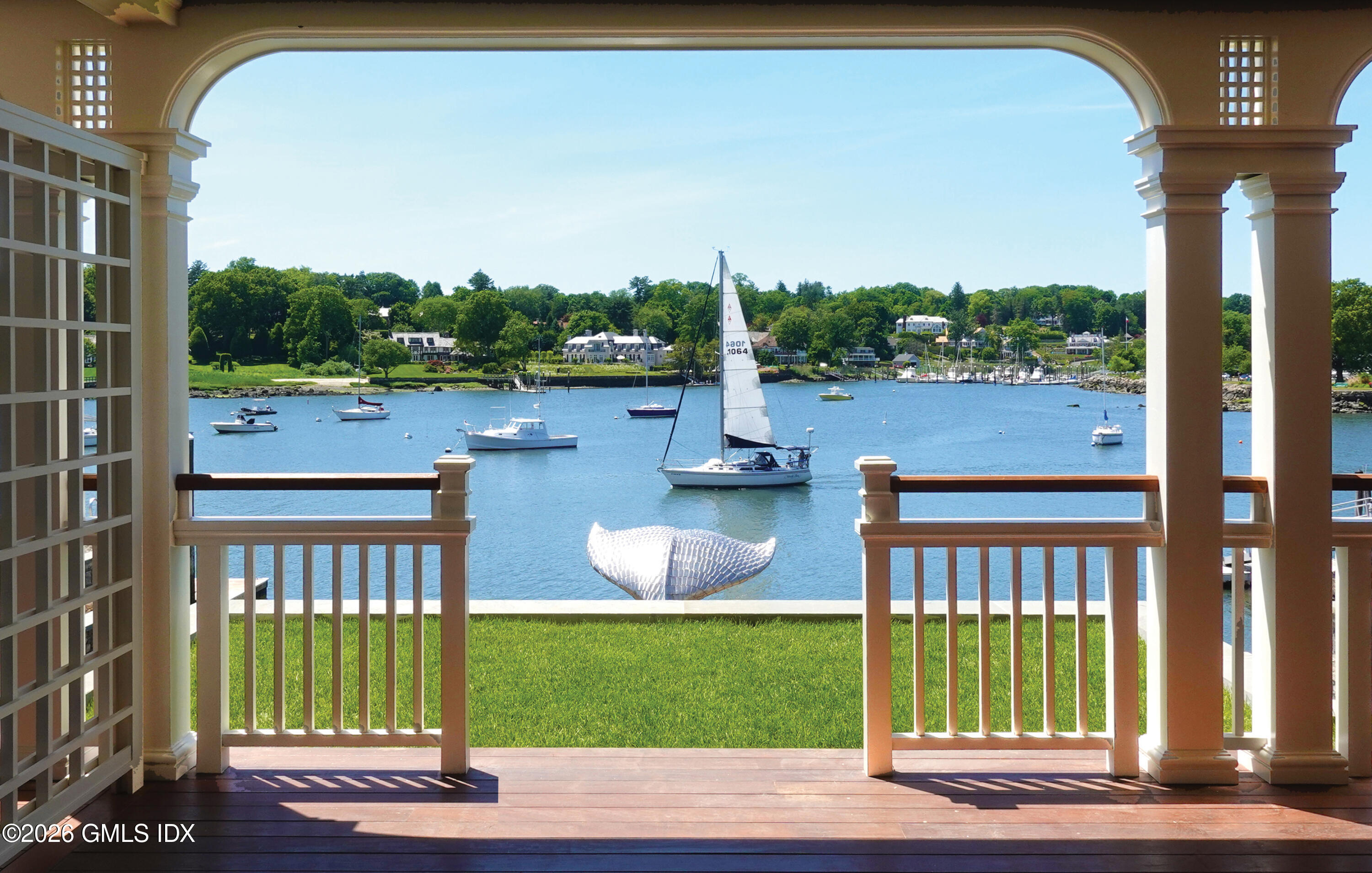 702 Steamboat Road, Unit 6 Greenwich, CT 06830 - Photo 17 of 23 View From First Floor Porch