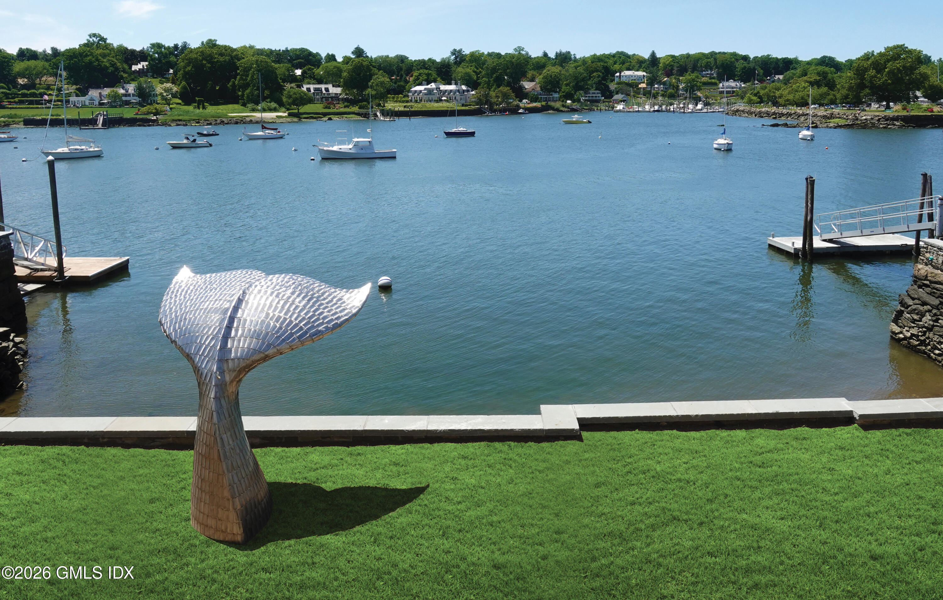 702 Steamboat Road, Unit 6 Greenwich, CT 06830 - Photo 18 of 23 View from Back Lawn