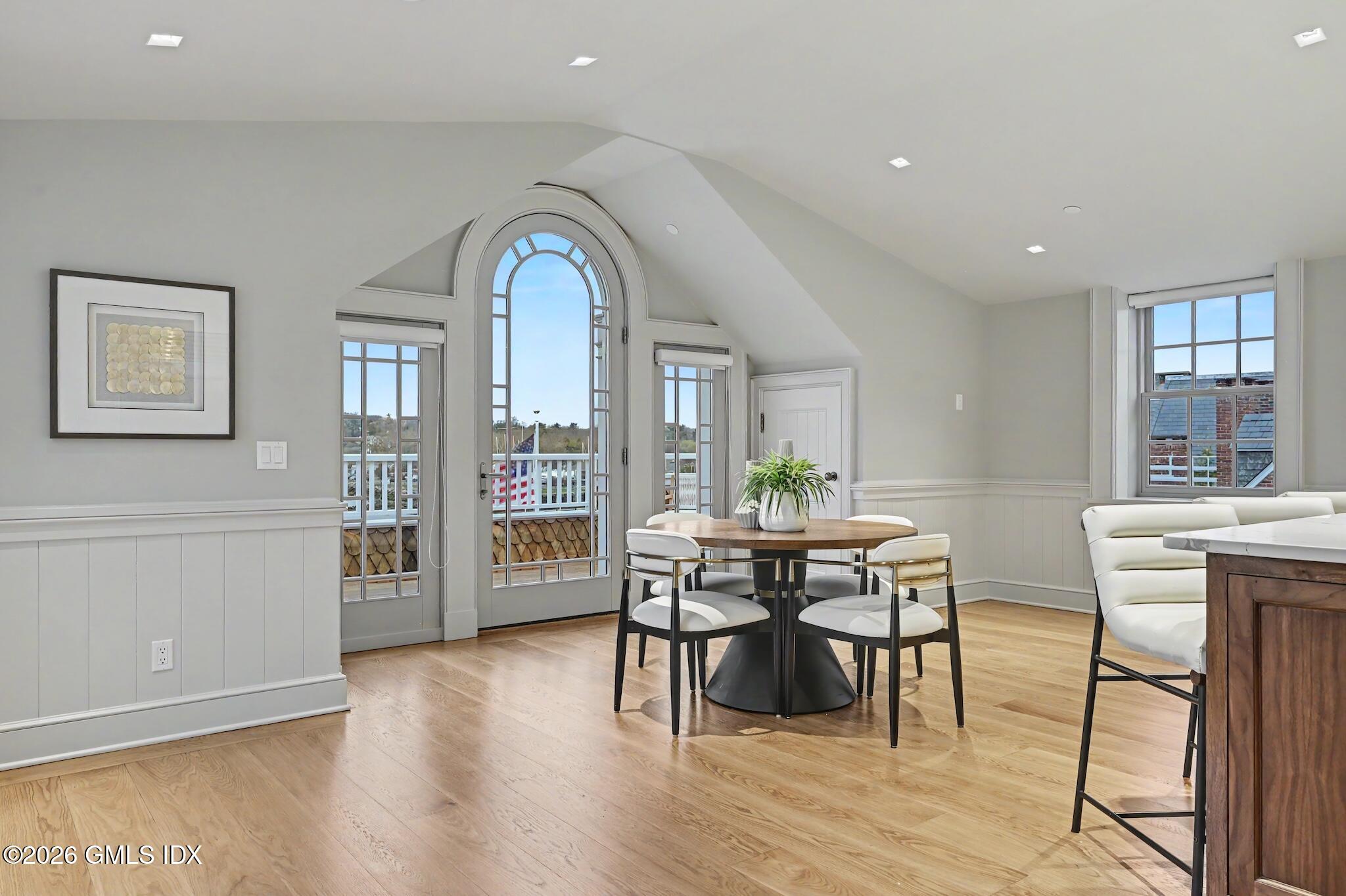 702 Steamboat Road, Unit 6 Greenwich, CT 06830 - Photo 5 of 23 Kitchen with View to Terrace