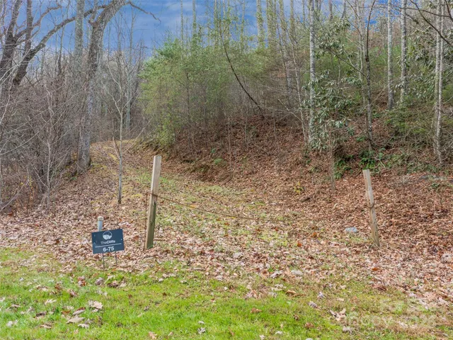 a view of a pathway of a building