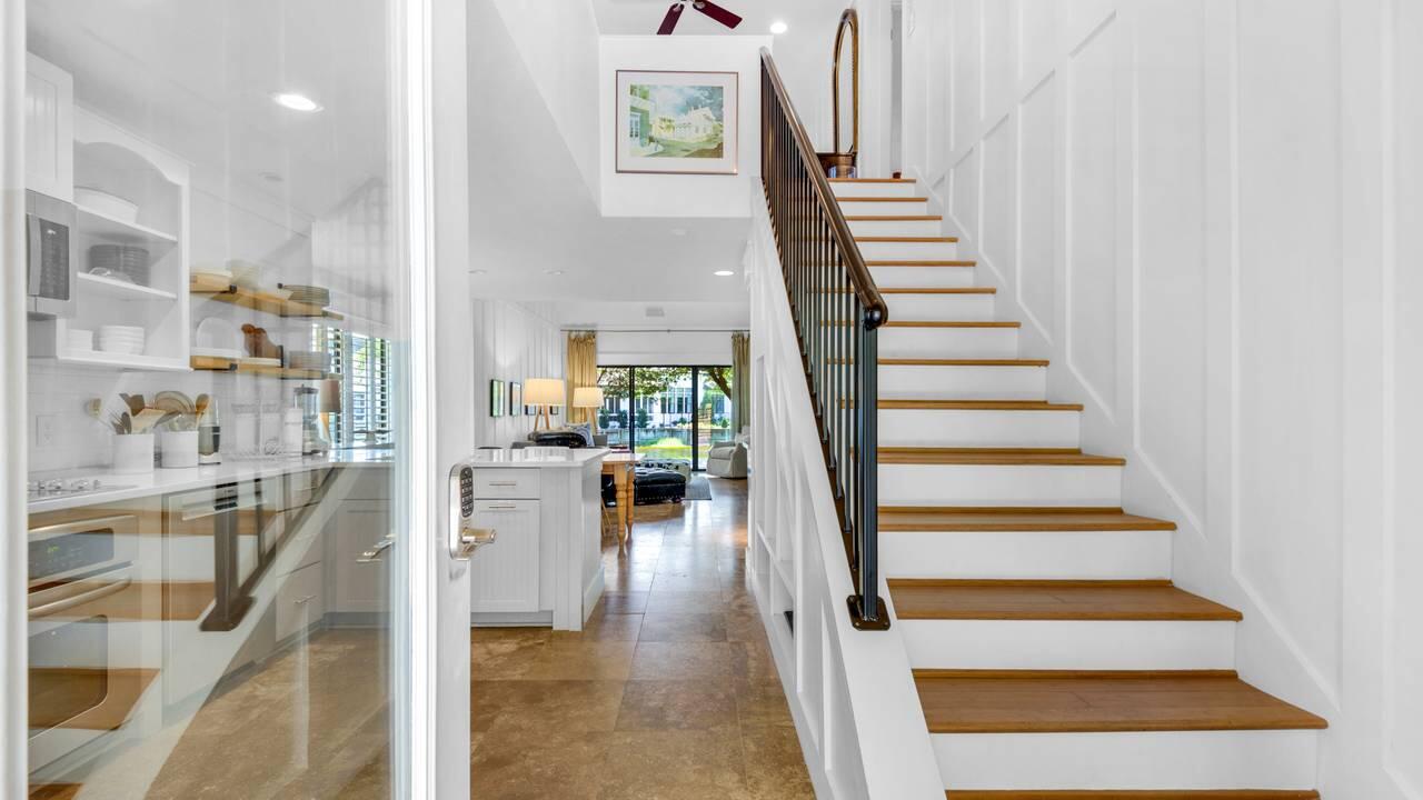 5054 Beachwalk Way Miramar Beach, FL 32550 - Photo 13 of 28 a view of entryway and hall with wooden floor