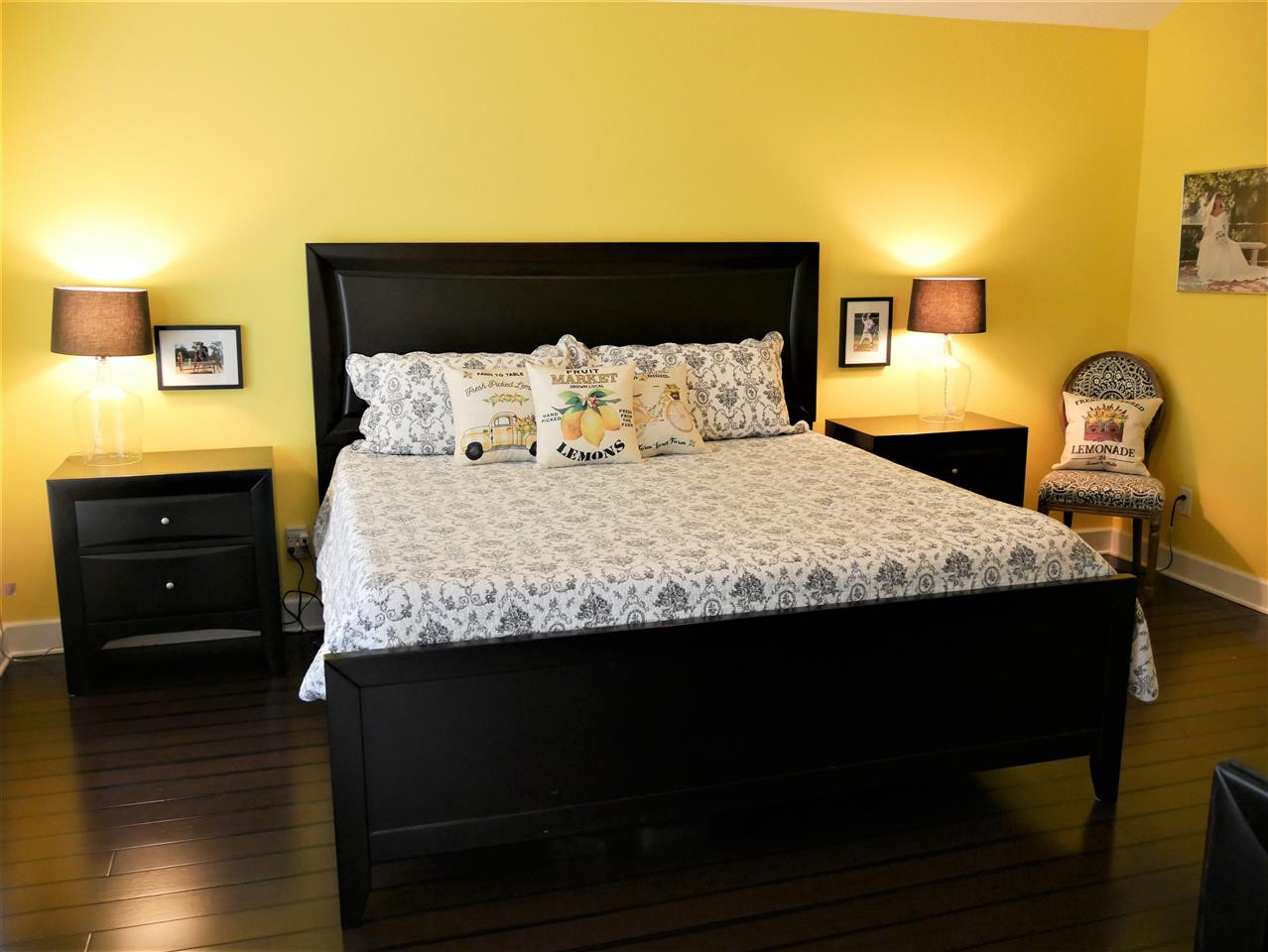 8512 Wheeling Drive Raleigh, NC 27615 - Photo 22 of 30 Large Master bedroom with cathedral ceiling, new windows and bamboo flooring. Master Bedroom