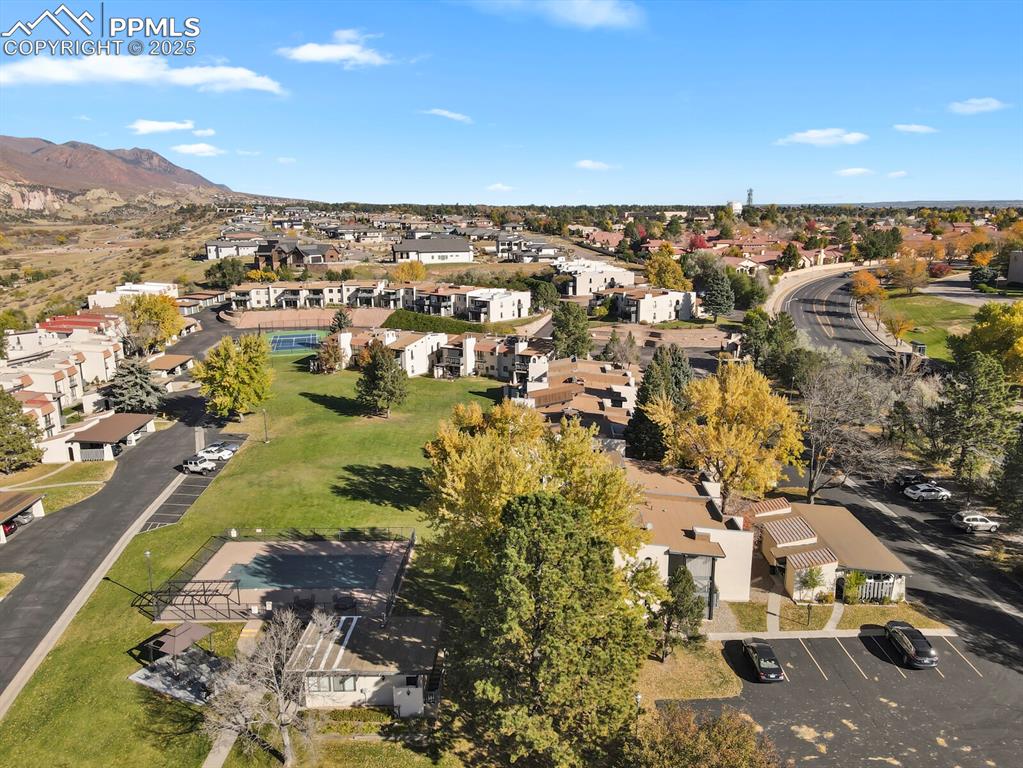 1006 Fontmore Road, Unit C Colorado Springs, CO 80904 - Photo 25 of 33 an aerial view of residential houses with outdoor space