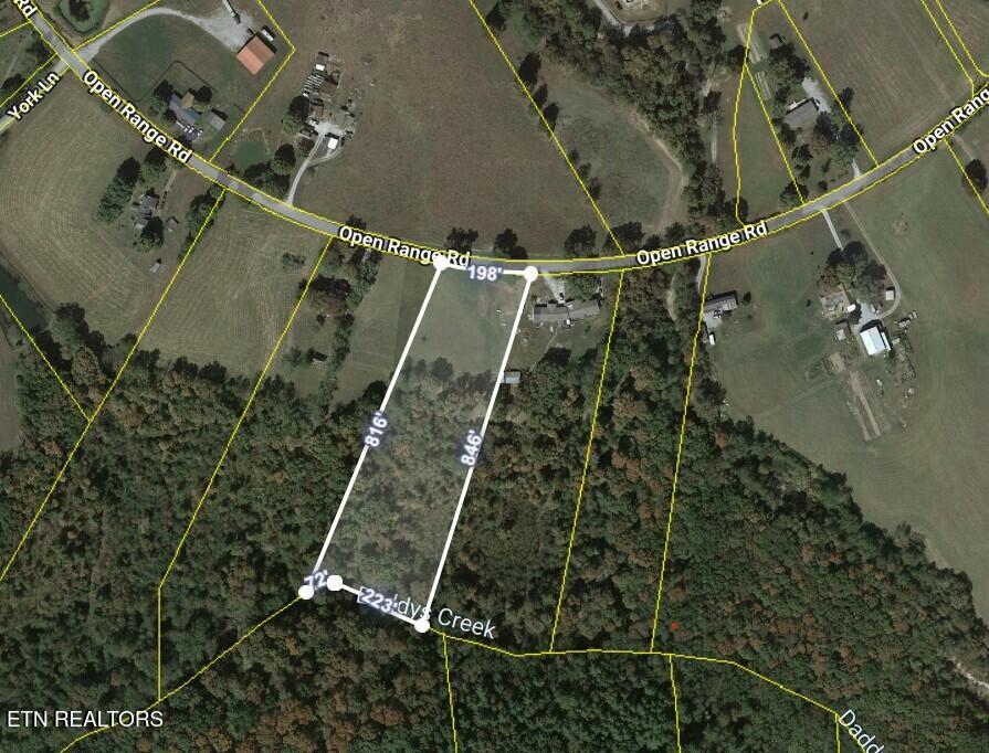 3.64-acres Open Range Road Crossville, TN 38555 - Photo 26 of 27 Property lines per tax record