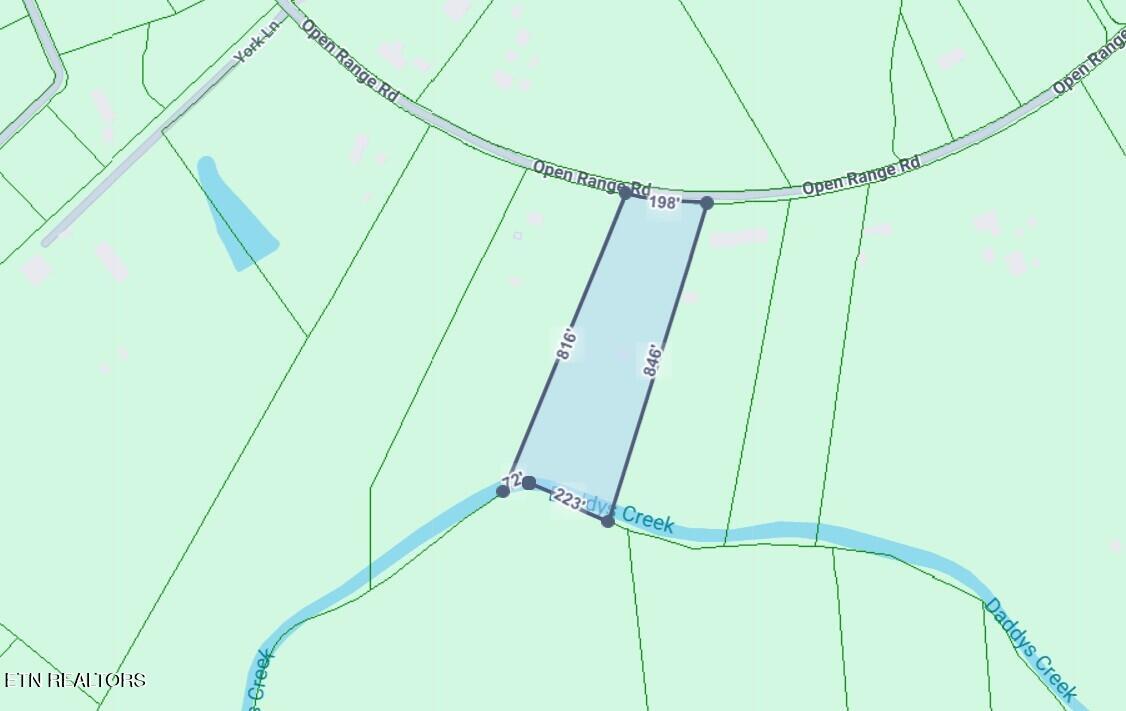3.64-acres Open Range Road Crossville, TN 38555 - Photo 27 of 27 Property lines per tax record