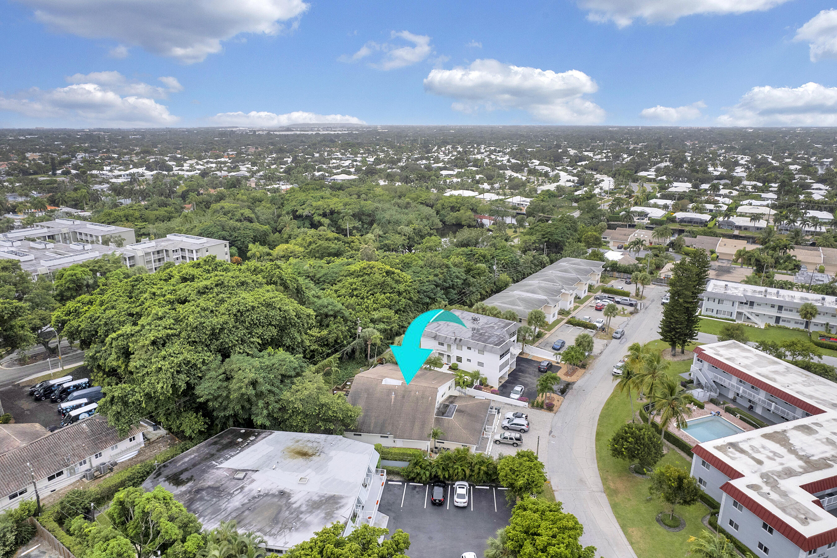 434 Southwest 9th Street, Unit A Boca Raton, FL 33432 - Photo 22 of 22 an aerial view of a city