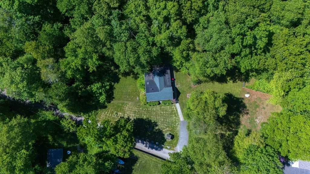 217-bb Tickle Road Westport, MA 02790 - Photo 13 of 24 an aerial view of residential house with outdoor space and trees all around