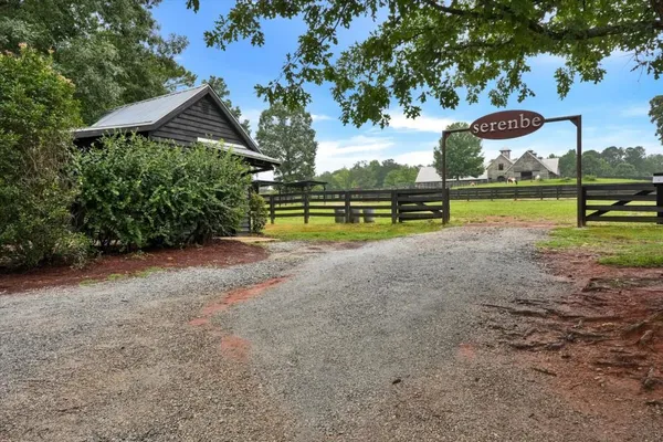 a view of swimming pool with a yard and plants