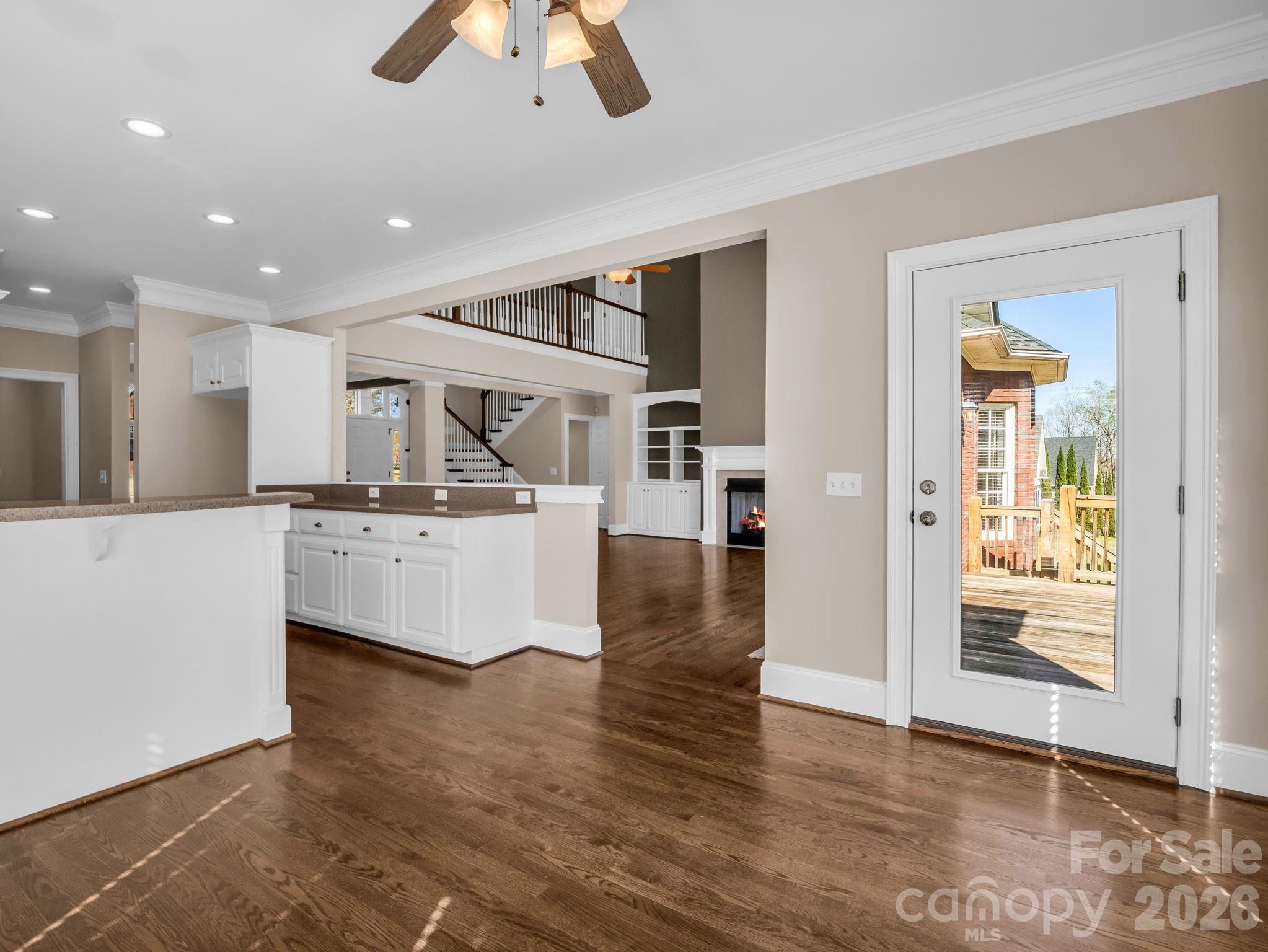 139 North Woodfin Ridge Drive Inman, SC 29349 - Photo 15 of 48 a view of kitchen with cabinets and wooden floor