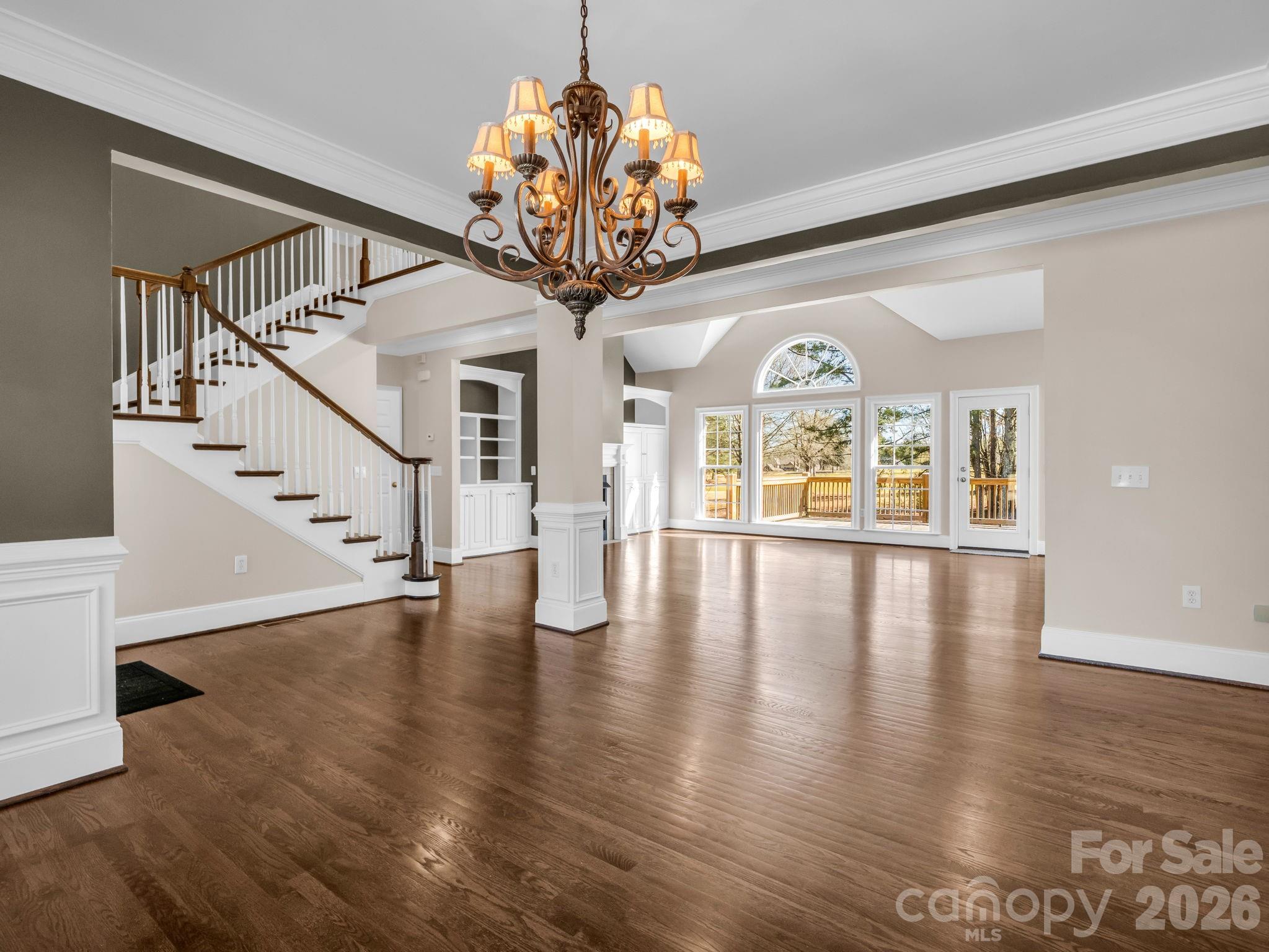 139 North Woodfin Ridge Drive Inman, SC 29349 - Photo 9 of 48 a view of an entryway with wooden floor