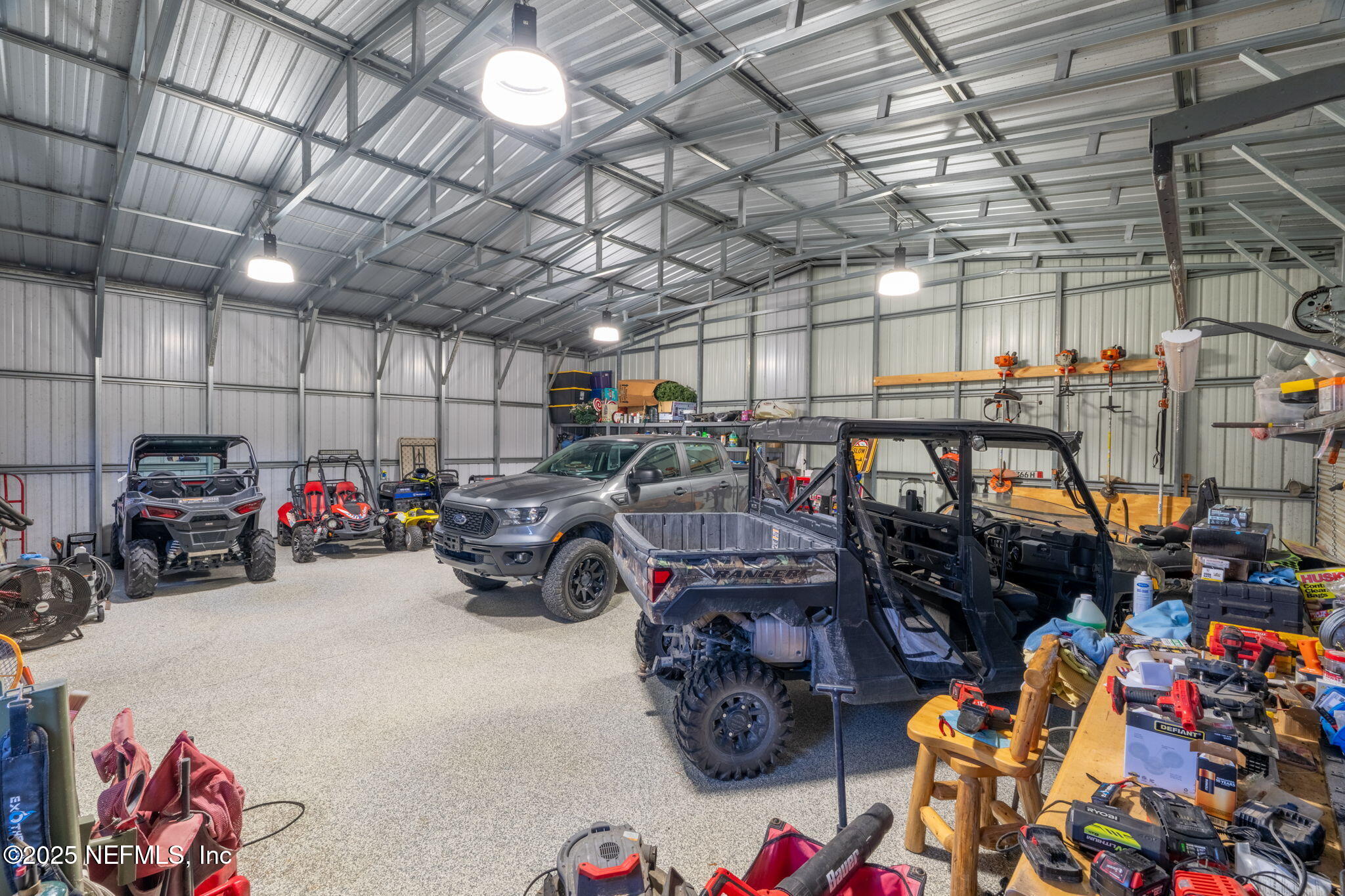 4299 Hawk Haven Road Middleburg, FL 32068 - Photo 55 of 101 Metal Building interior