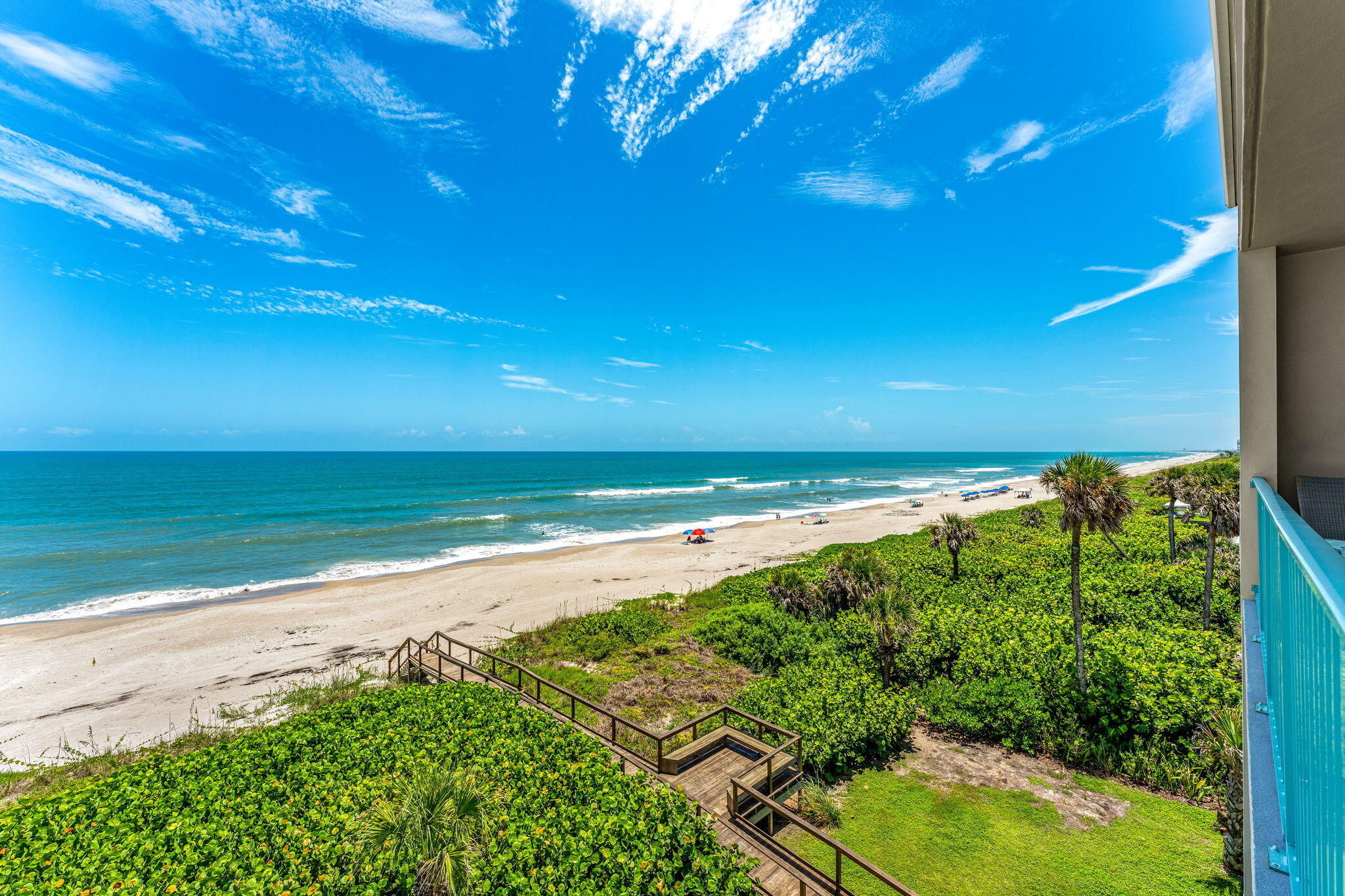 1725 North Hwy A1A, Unit 401 Indialantic, FL 32903 - Photo 25 of 39 a view of an ocean and a yard
