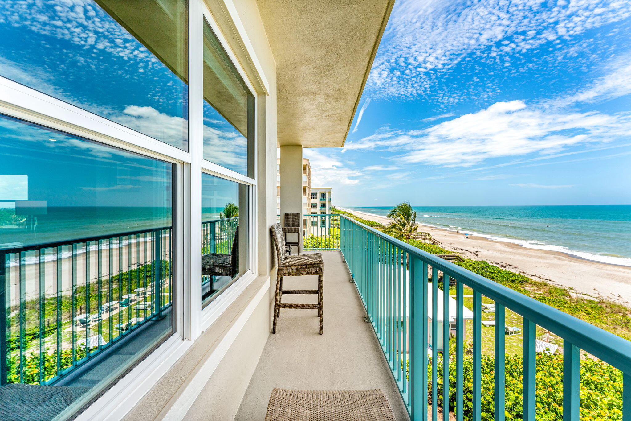 1725 North Hwy A1A, Unit 401 Indialantic, FL 32903 - Photo 26 of 39 a view of city from a balcony