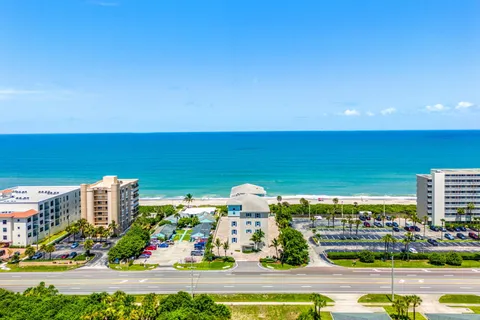 a view of a city with tall buildings