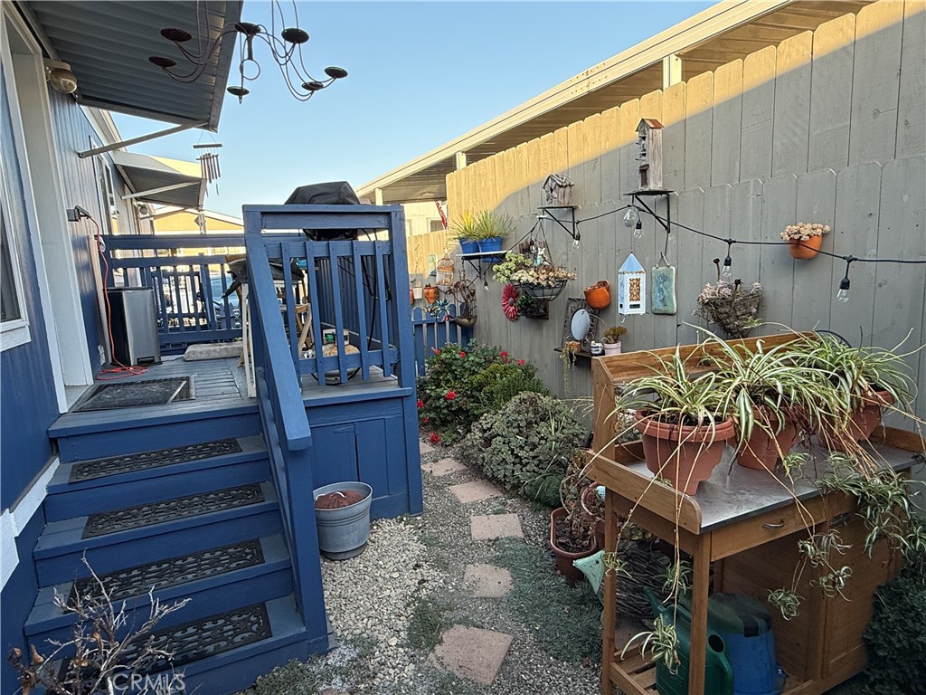500 Atascadero Road Morro Bay, CA 93442 - Photo 22 of 30 Back fenced garden area and deck