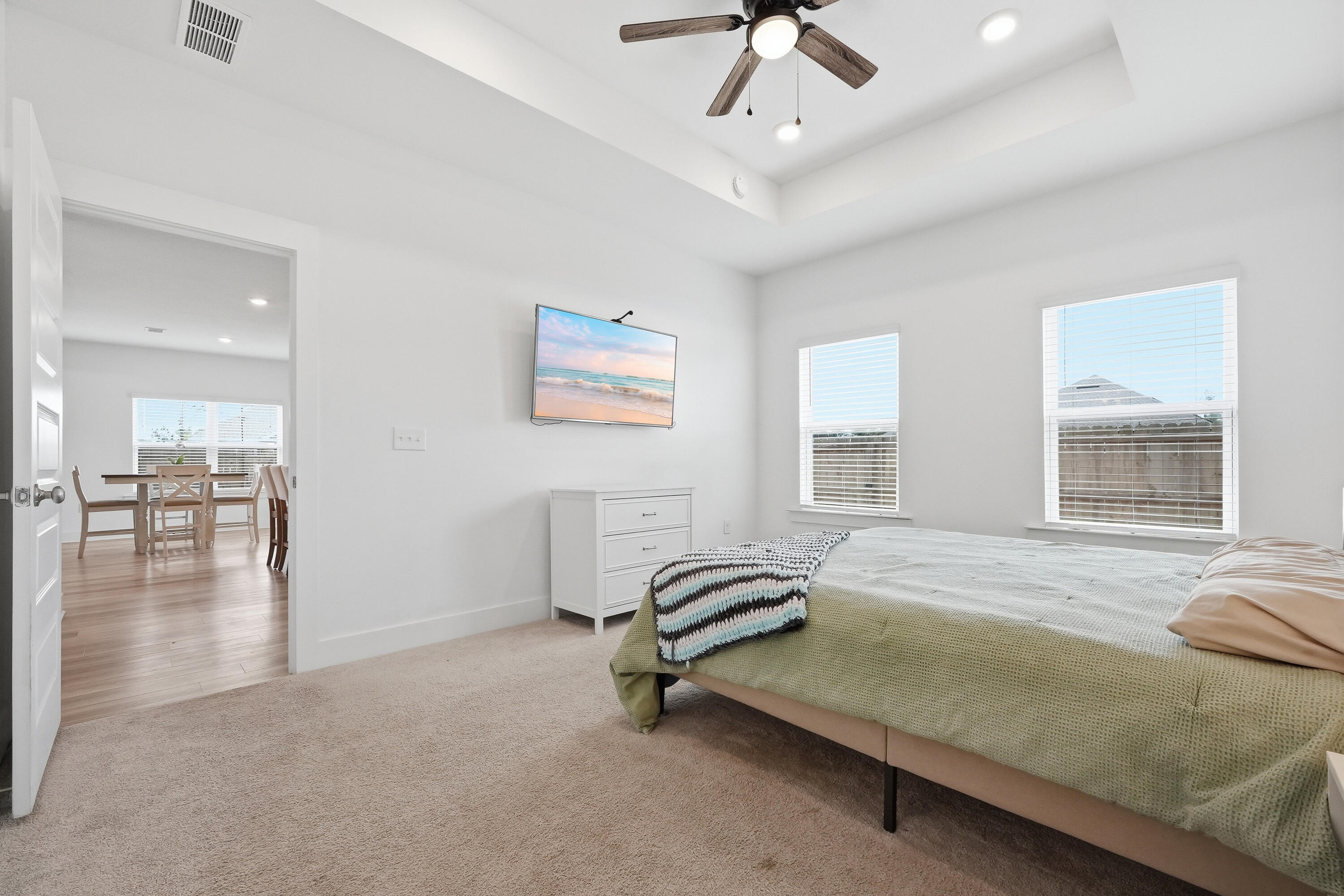 125 Blooming Cove Crestview, FL 32539 - Photo 14 of 55 a spacious bedroom with a bed a desk and chair