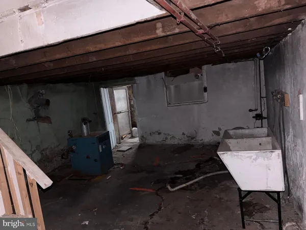 a view of storage and utility room