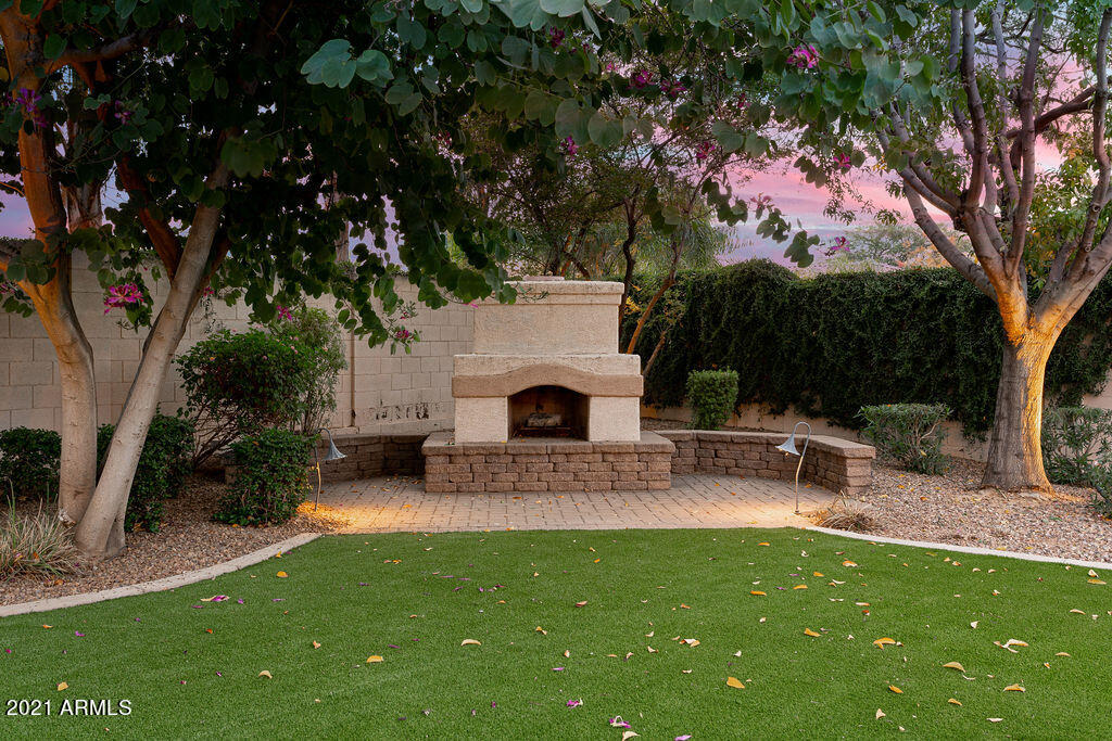 4565 East Desperado Road Gilbert, AZ 85297 - Photo 41 of 64 Outdoor Fireplace