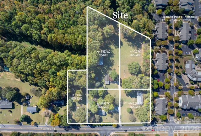 a view of street from a balcony