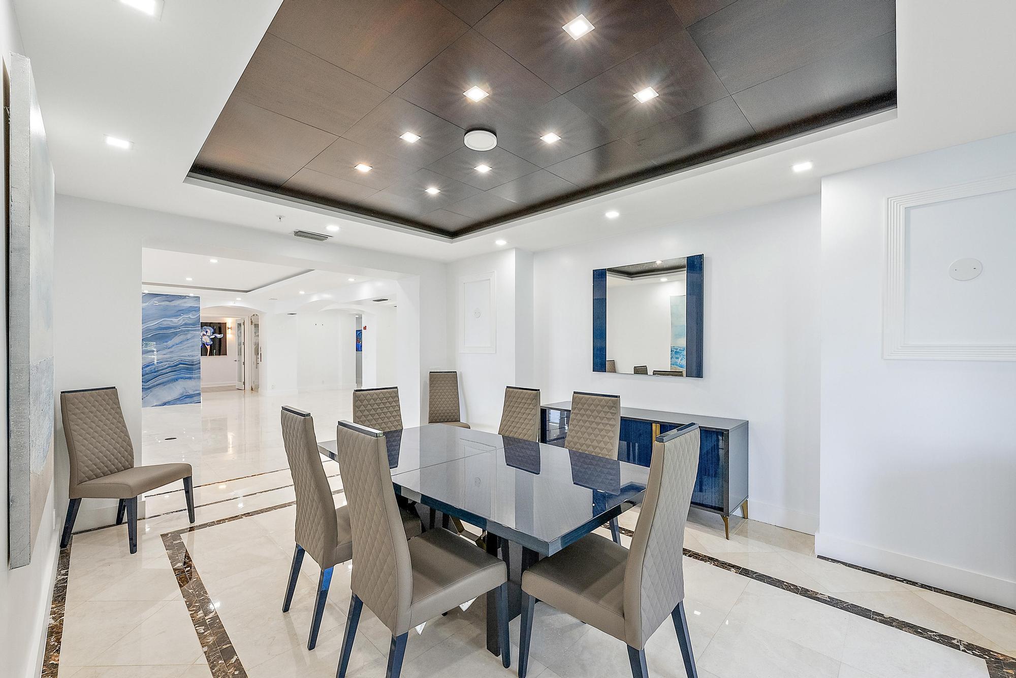 2070 North Ocean Boulevard, Unit PH4 Boca Raton, FL 33431 - Photo 12 of 46 a view of a dining room with furniture