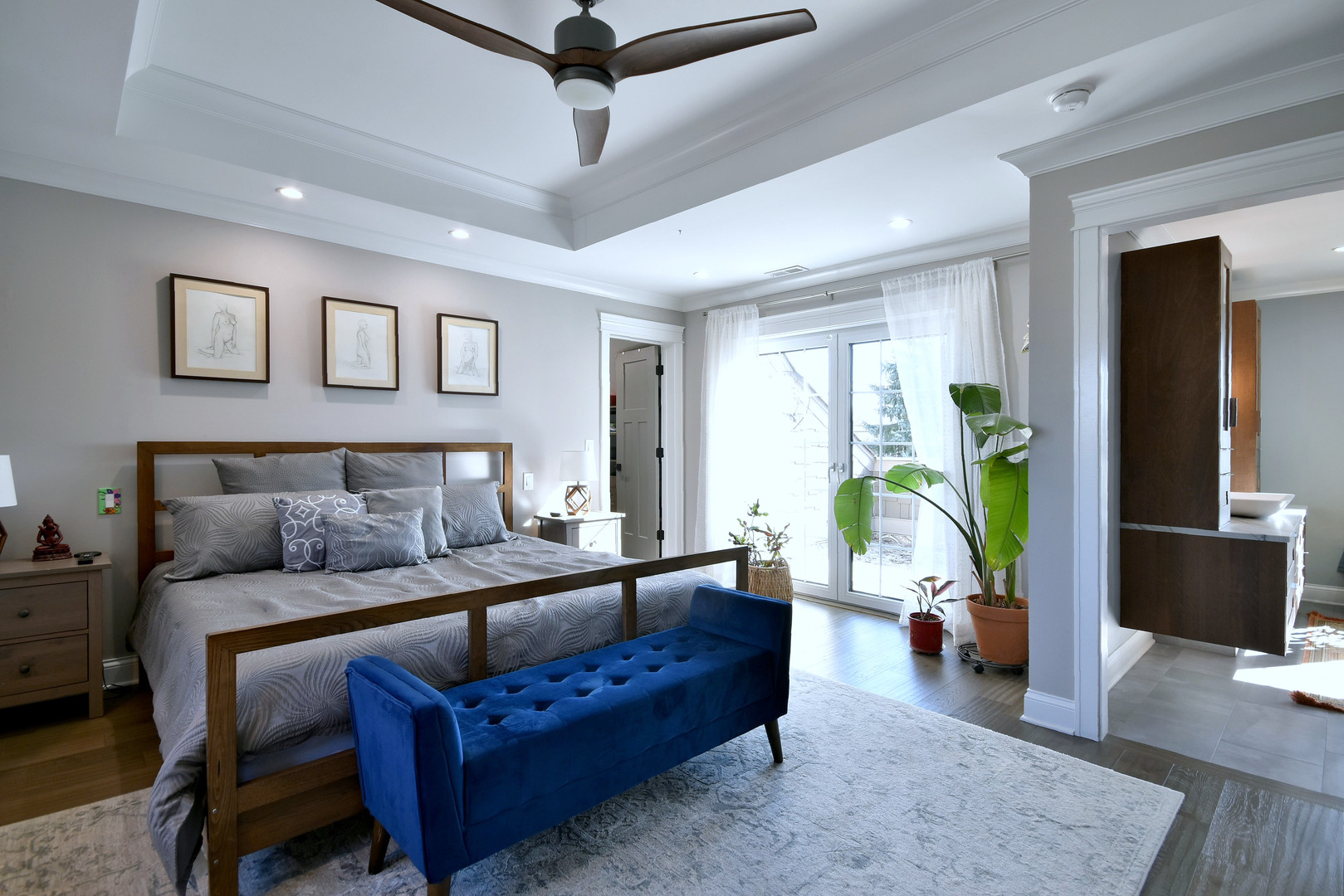 1237 Huber Lane Glenview, IL 60025 - Photo 28 of 49 a living room with furniture a wooden floor and a chandelier