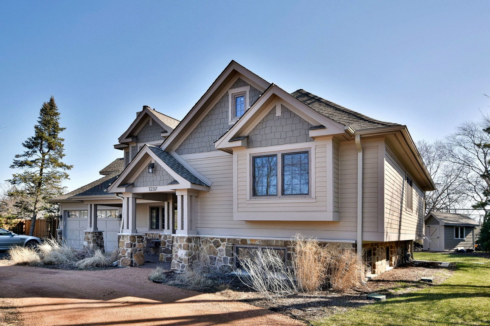 1237 Huber Lane Glenview, IL 60025 - Photo 45 of 49 a front view of a house with a yard
