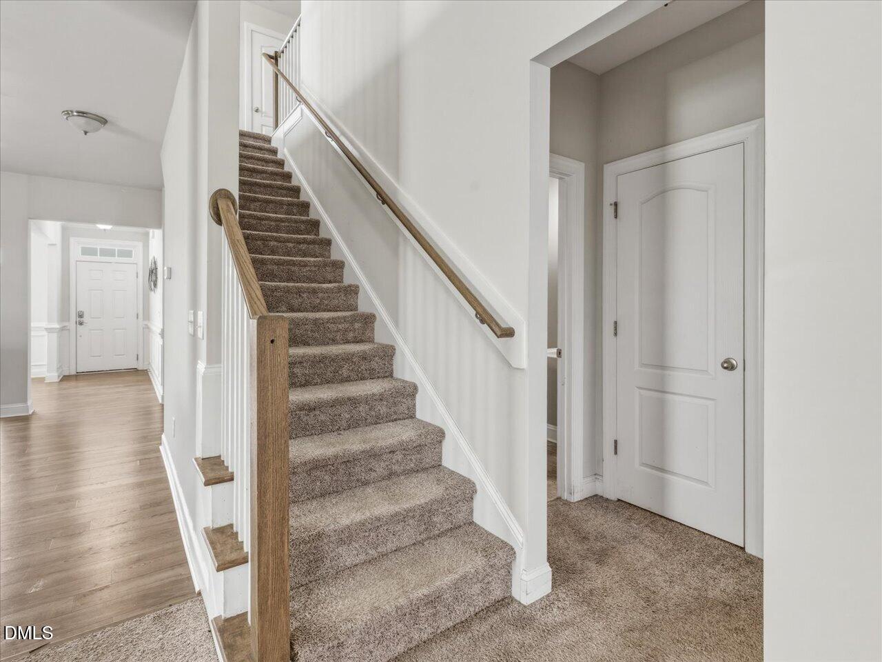 60 Pepper Lane Garner, NC 27529 - Photo 40 of 70 a view of an entryway with wooden floor