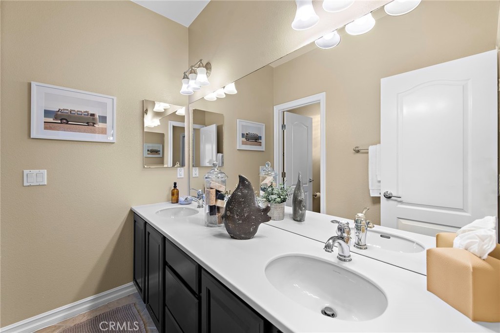 21 Via Cristobal San Clemente, CA 92673 - Photo 22 of 47 a bathroom with a double vanity sink mirror and vanity