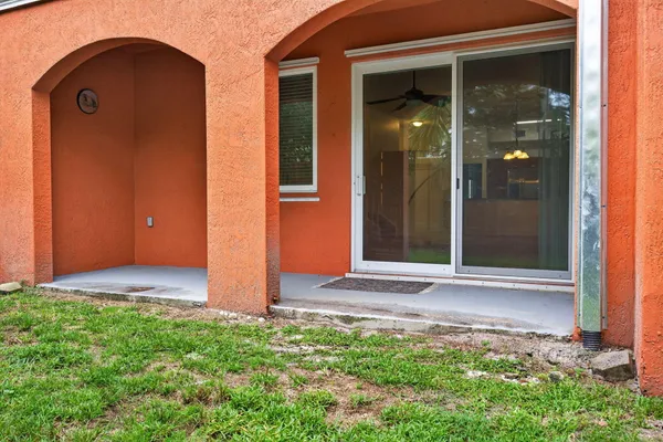 a view of front door of a house