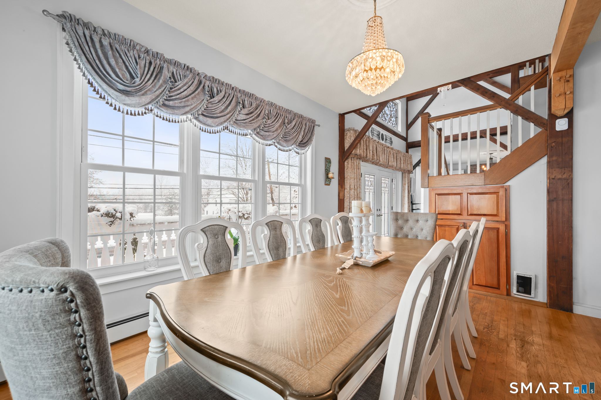 278 Thompsonville Road Suffield, CT 06078 - Photo 9 of 38 a dining room with furniture and wooden floor