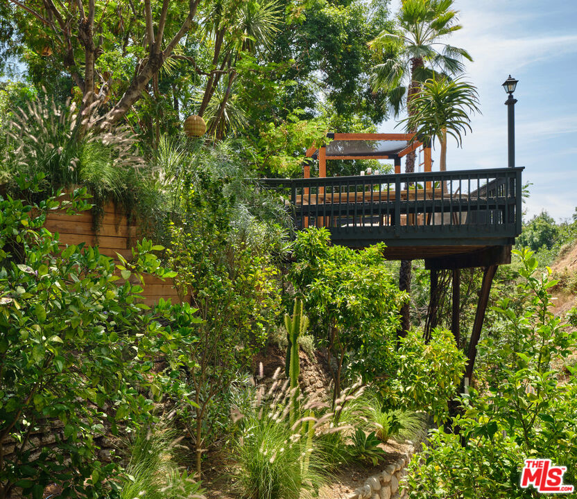 2015 Nichols Canyon Road Los Angeles, CA 90046 - Photo 27 of 27 a view of a bench in a garden