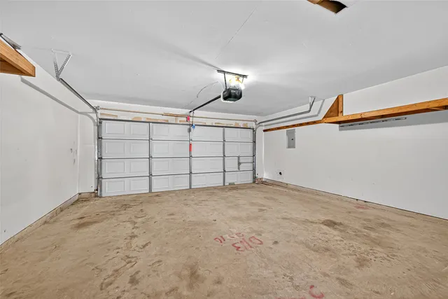 a view of a backyard with plants