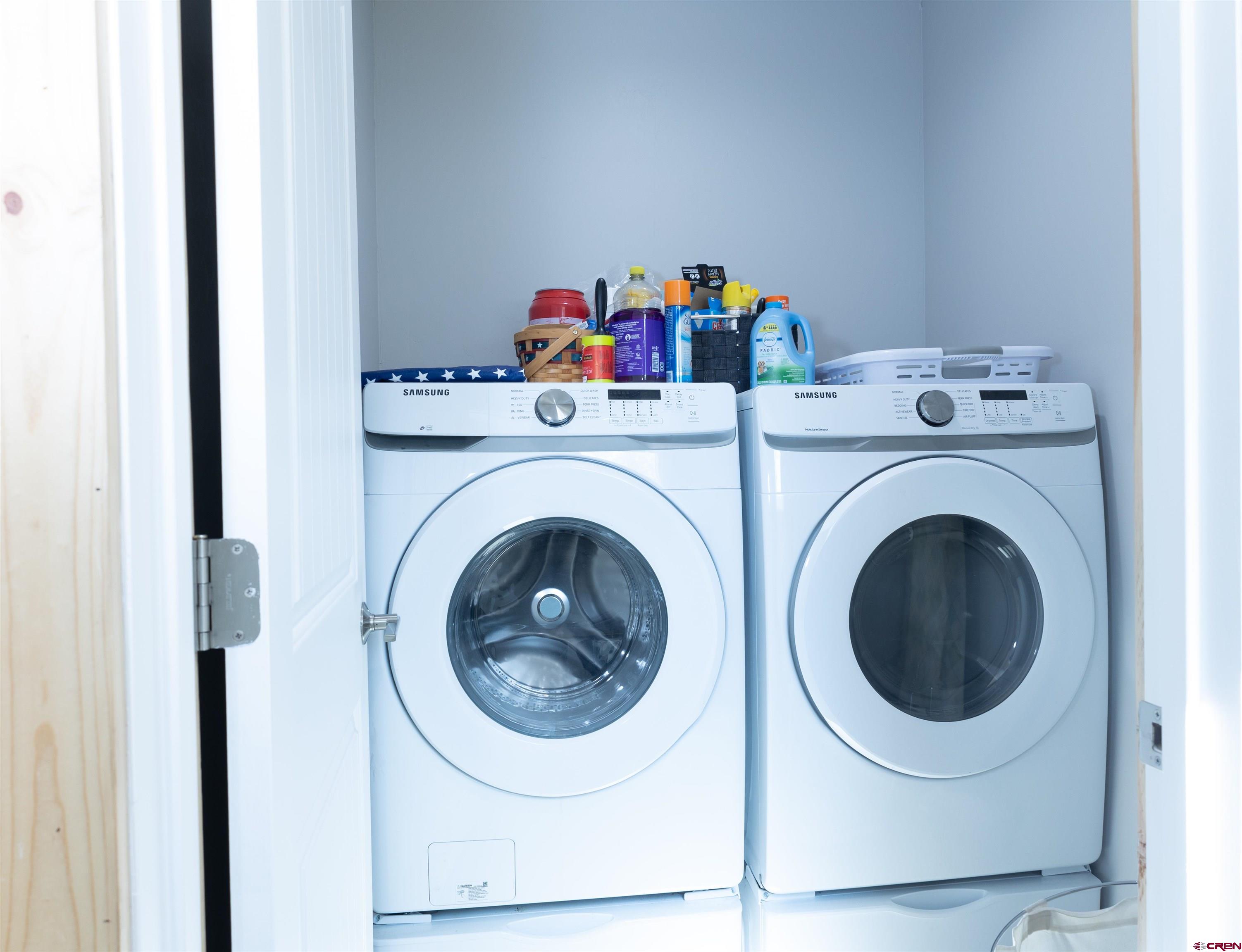 2632 Taylor Ranch Road Durango, CO 81301 - Photo 12 of 35 a utility room with dryer and washer