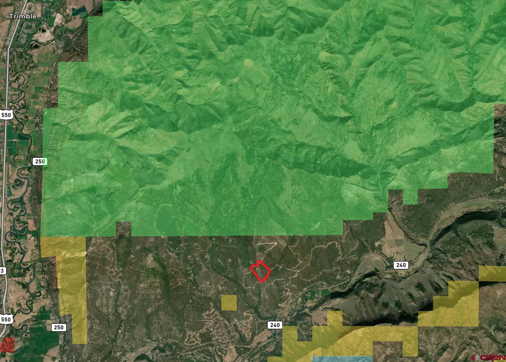 2632 Taylor Ranch Road Durango, CO 81301 - Photo 35 of 35 an aerial view of a houses with yard