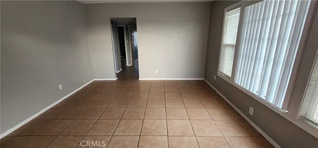 a view of an empty room and entrance