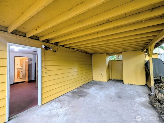 a view of empty room