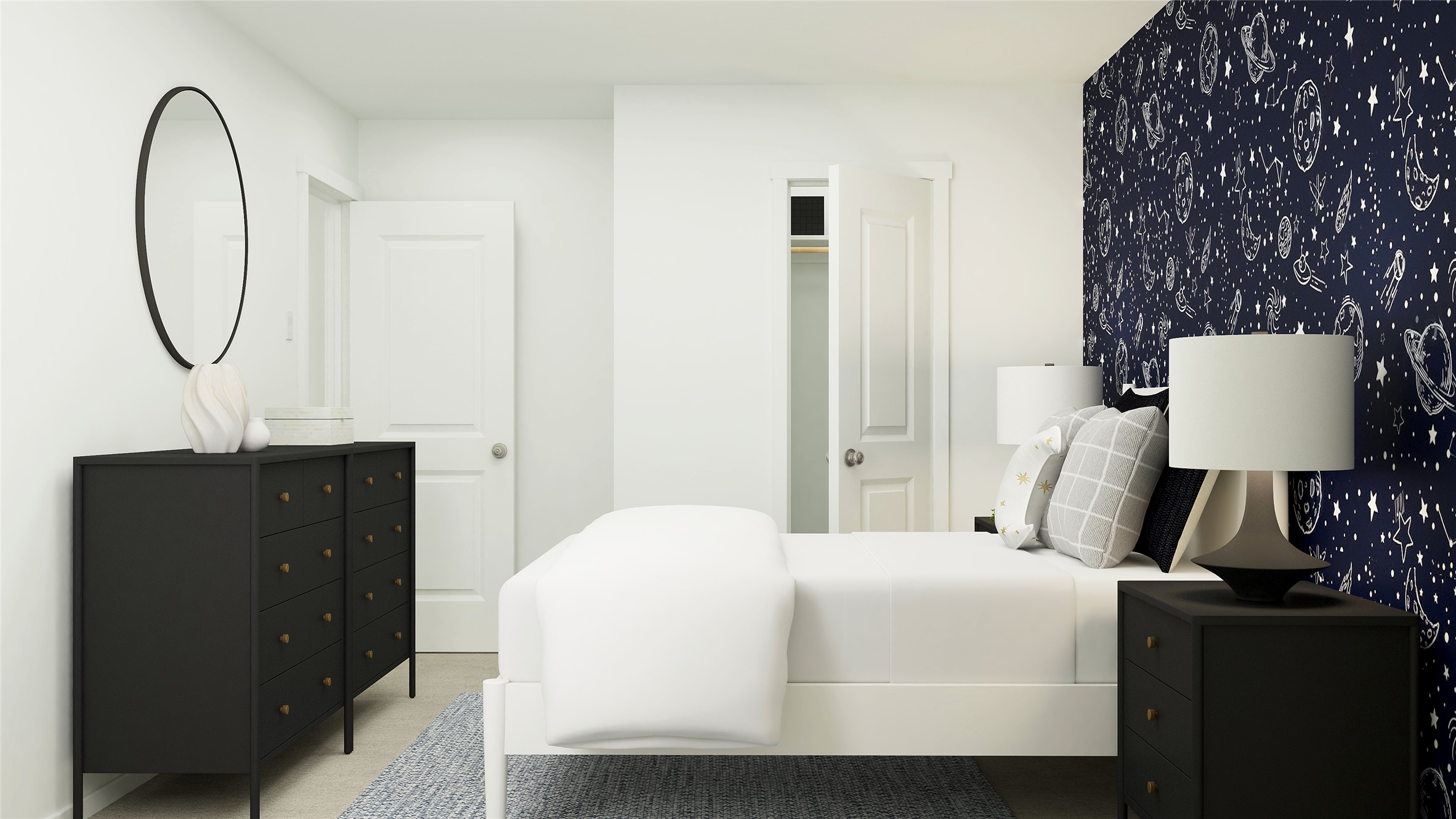 465 Paris Street Maxwell, TX 78656 - Photo 9 of 31 a bedroom with a bed and a table